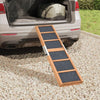 Dog Ramp Gray 47.2"X11.8" Solid Wood Fir