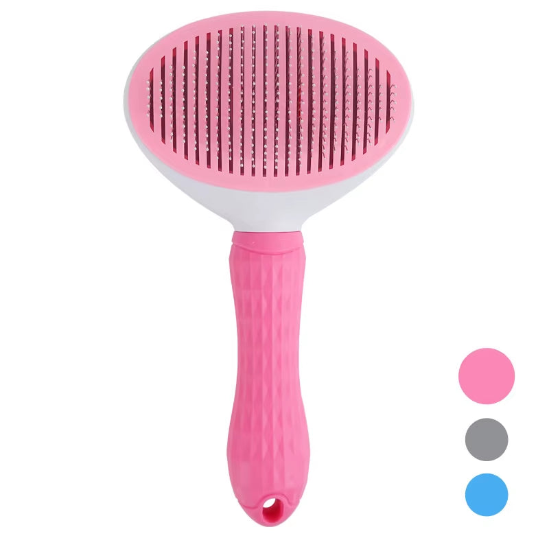 Pet Comb Stainless Steel Needle Comb Pet Dog Cleaning Brush Dog and Cat Hair Removal Floating Hair Cleaning Beauty Skin Care