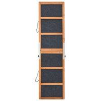 Dog Ramp Gray 47.2"X11.8" Solid Wood Fir
