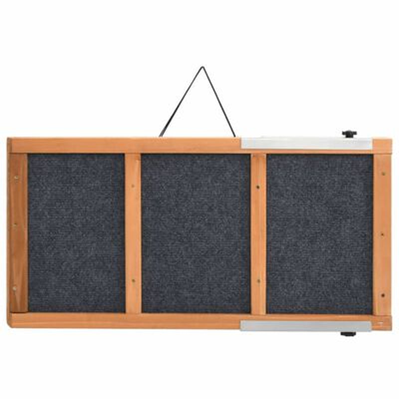 Dog Ramp Gray 47.2"X11.8" Solid Wood Fir