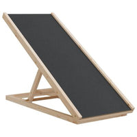 Dog Ramp Gray 47.2"X11.8" Solid Wood Fir