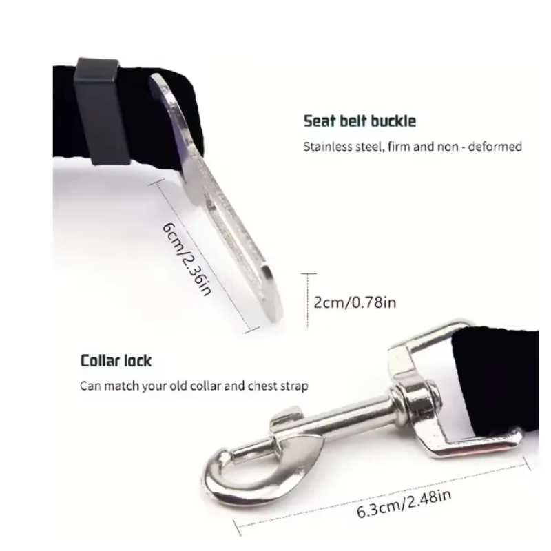 Adjustable Car Restraint Belt for Pets