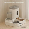 Automatic Feeder Cat Dog Food Bowl with Water Fountain Pet Large Capacity Raised Stand Dish Bowl for Cat Drinker Accessories