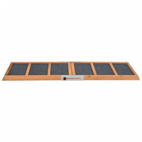 Dog Ramp Gray 47.2"X11.8" Solid Wood Fir