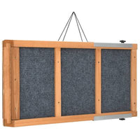 Dog Ramp Gray 47.2"X11.8" Solid Wood Fir